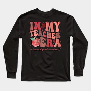 In My Teacher Era Second Grade Version 2Nd Grade Cute Long Sleeve T-Shirt